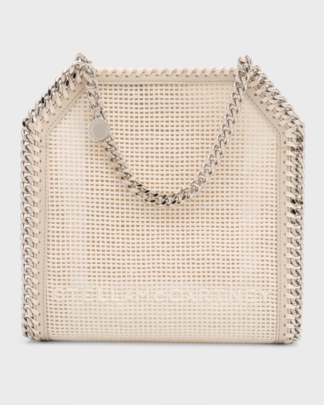 Falabella Mini Tiny Mesh Vegan Leather Tote Bag