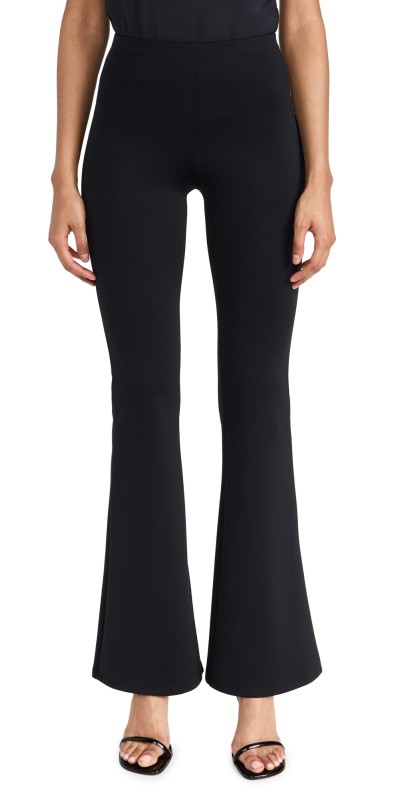 Good American Scuba Pull On Flare Pants Black001