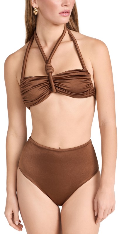 Maygel Coronel Atolon Bikini Set Brown Monarch