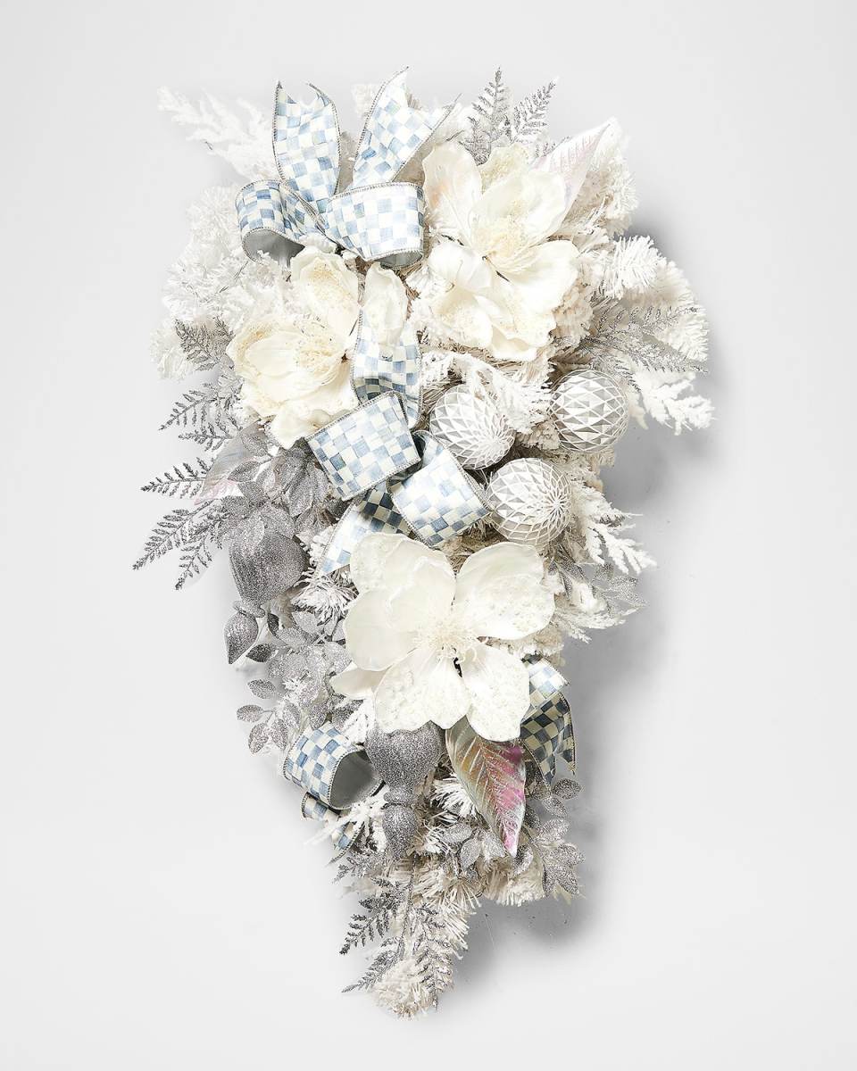 Crystal Palace Illuminated White Swag