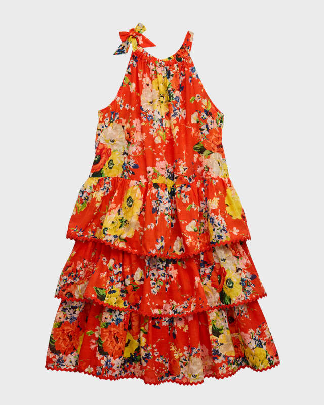 Girl's Alight Tiered Dress, Size 2-12