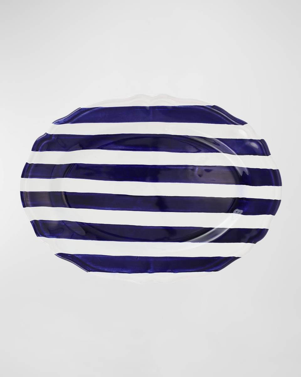 Amalfitana Stripe Round Platter