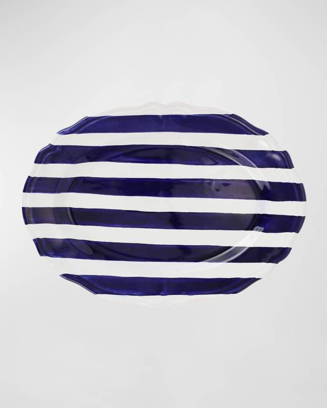 Amalfitana Stripe Round Platter