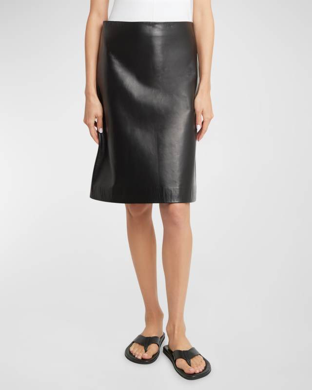 Adele Leather Skirt