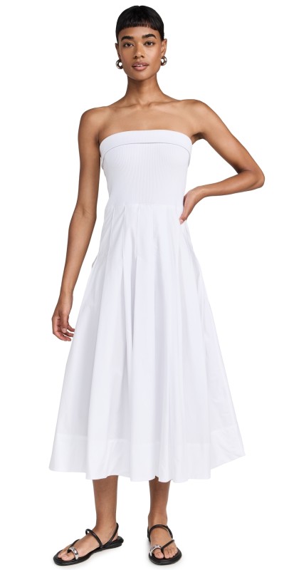 Proenza Schouler White Label Warren Dress White