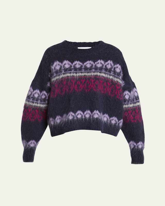 Dully Intarsia-Knit Sweater