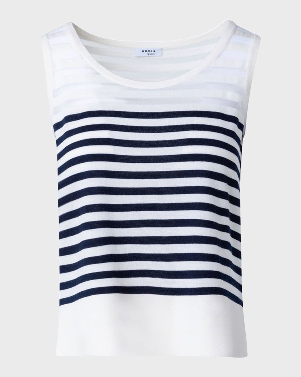 Kodak Stripe Wool Knit Top