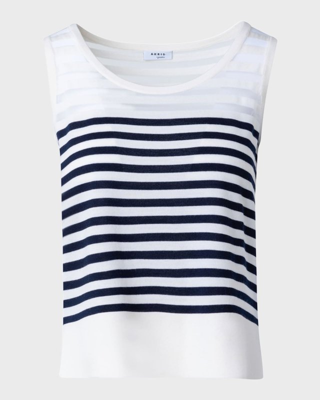 Kodak Stripe Wool Knit Top