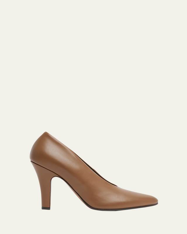 Prudens Leather Stiletto Pumps