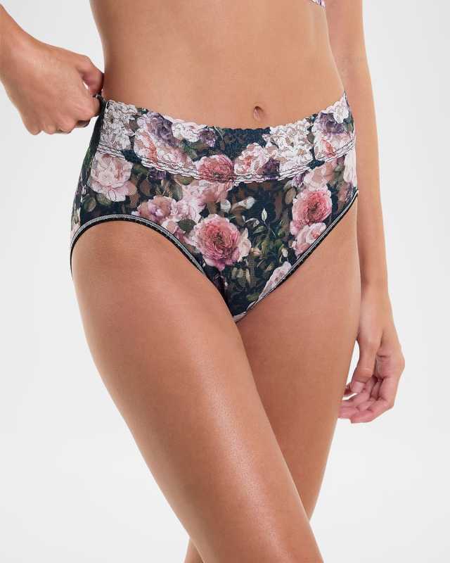 Printed Signature Lace French Brief