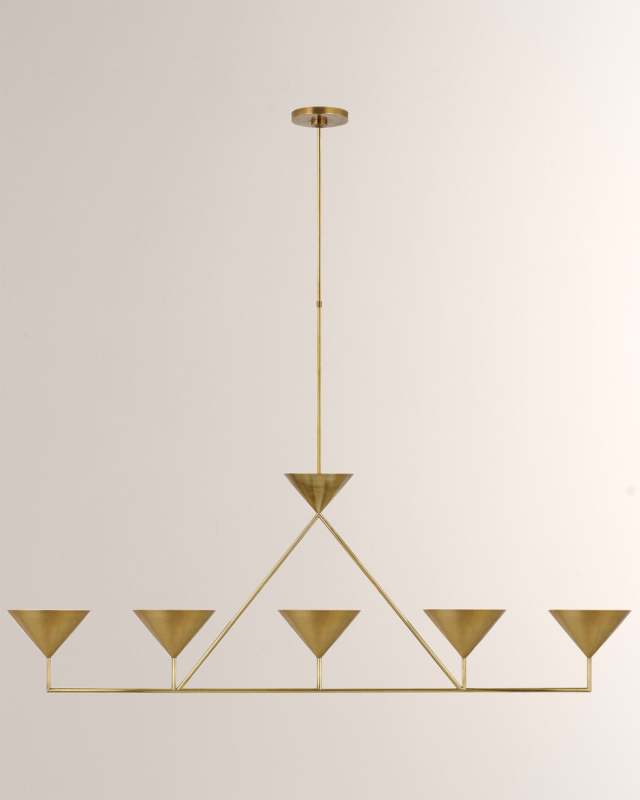 Orsay XL 5-Light Linear Chandelier by Paloma Contreras