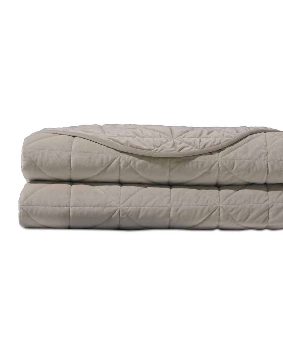 Nova Quilted Velvet Coverlet