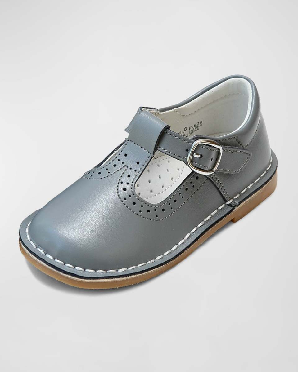 Girl's Frances Metallic T-Strap Mary Jane Shoes, Baby/Toddlers