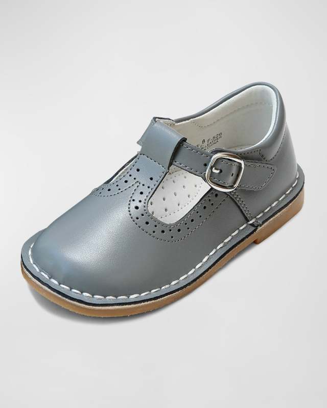 Girl's Frances Metallic T-Strap Mary Jane Shoes, Baby/Toddlers