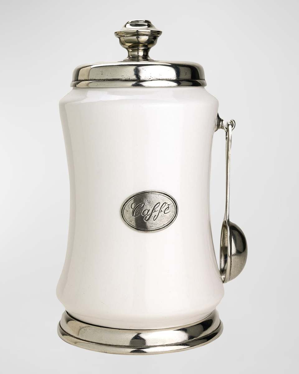 Tuscan Coffee Canister with Spoon