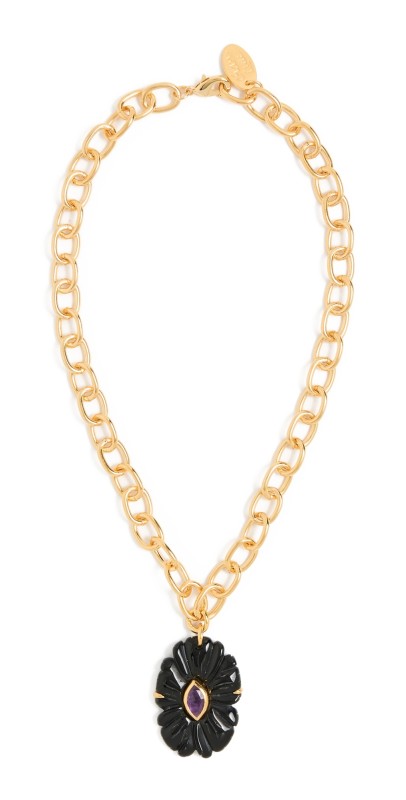 Chan Luu Magnolia Necklace Black Agate Mix