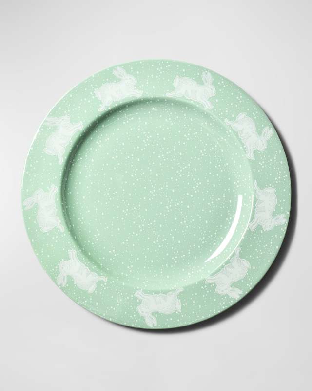 Speckled Rabbit Round Platter