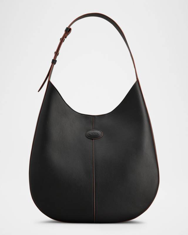 Calf Leather Hobo Bag