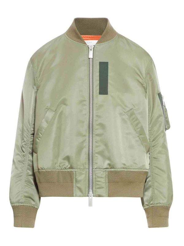 Sacai Veste Casual - Marron Clair
