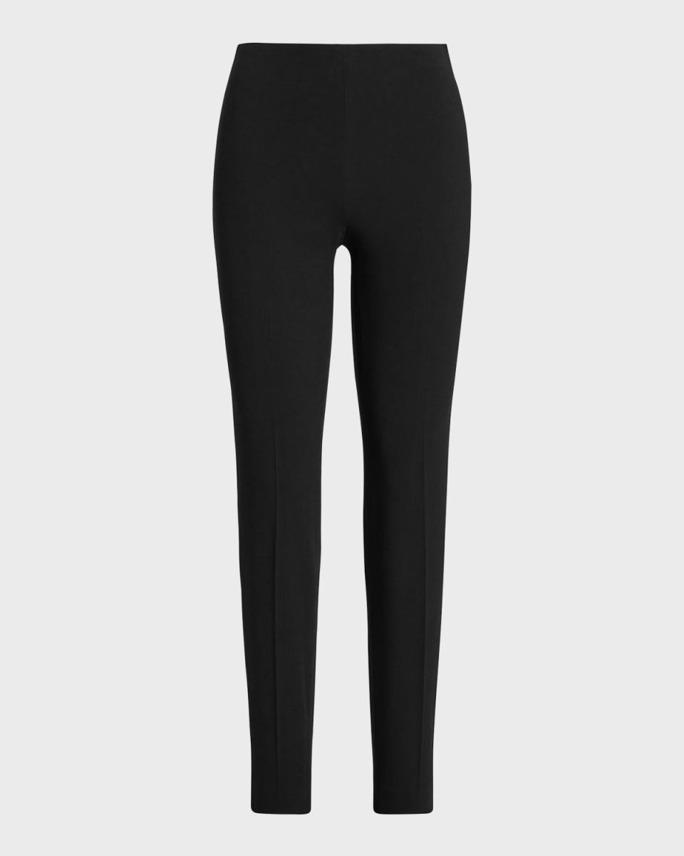 Annie Skinny-Leg Crepe Pants