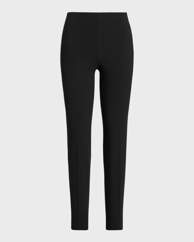 Annie Skinny-Leg Crepe Pants