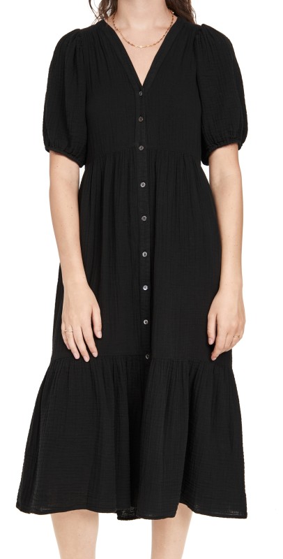 XIRENA Lennox Dress Black