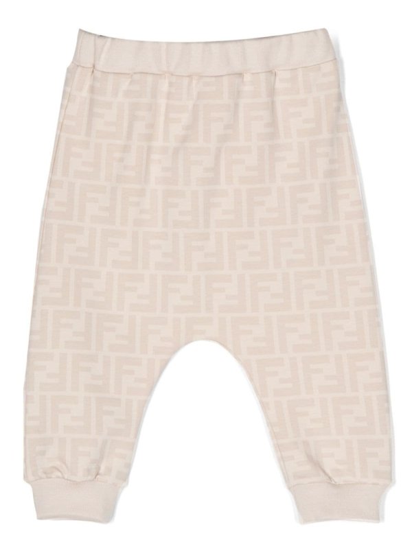 FF-print cotton track pants