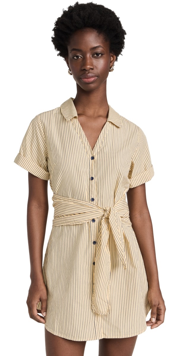 Nation LTD Nida Wrapped Button Up Dress Polo Lounge