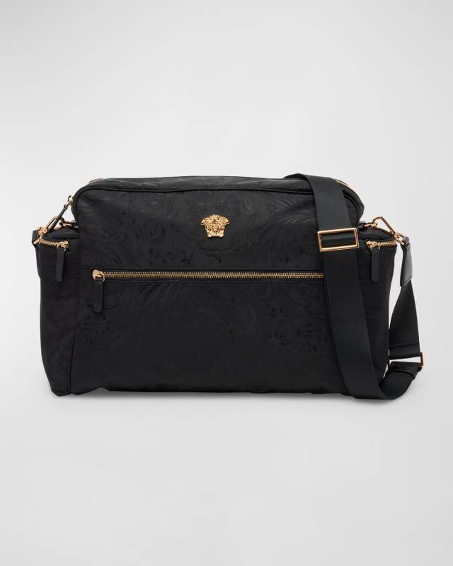 Barocco Jacquard Diaper Shoulder Bag