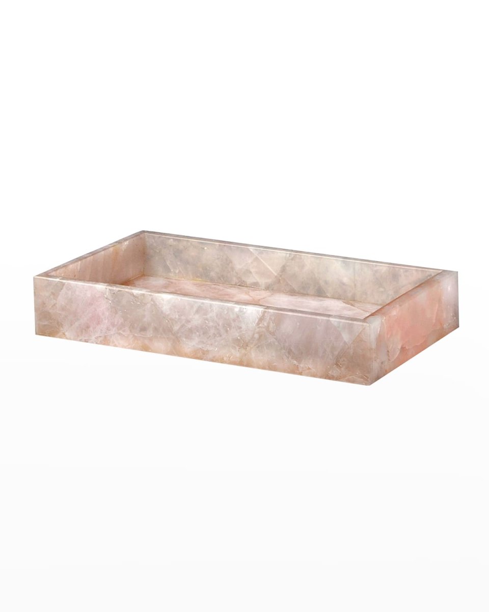 Rose Quartz Vanity Tray