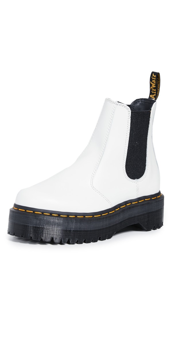 Dr. Martens 2976 Quad Chelsea Boot White