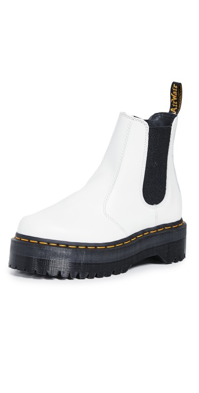 Dr. Martens 2976 Quad Chelsea Boot White