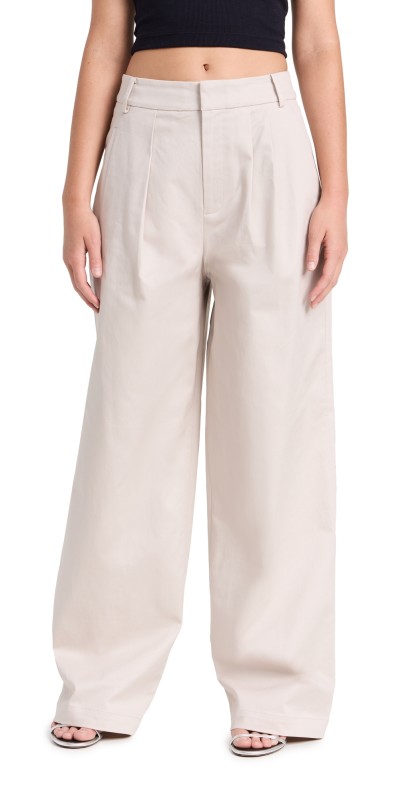 Tibi Chino Stella Pants Stone