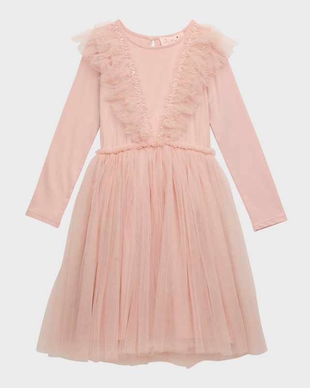 Girl's Tiny Dancer Combo Tutu Dress, Size 2-11