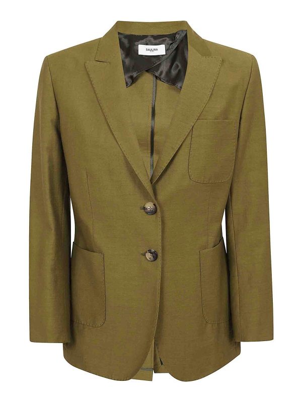 Saulina Veste Casual - Vert Foncé