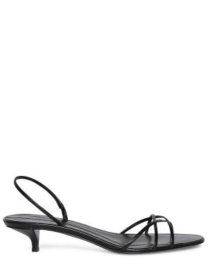 The Row 35mm Harlow leather sandals