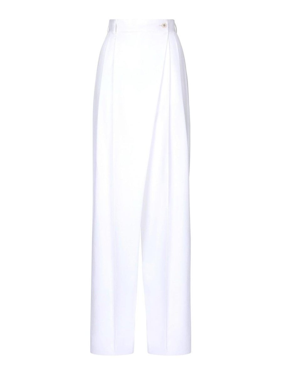 Dolce & Gabbana Pantalons Décontractés - Blanc