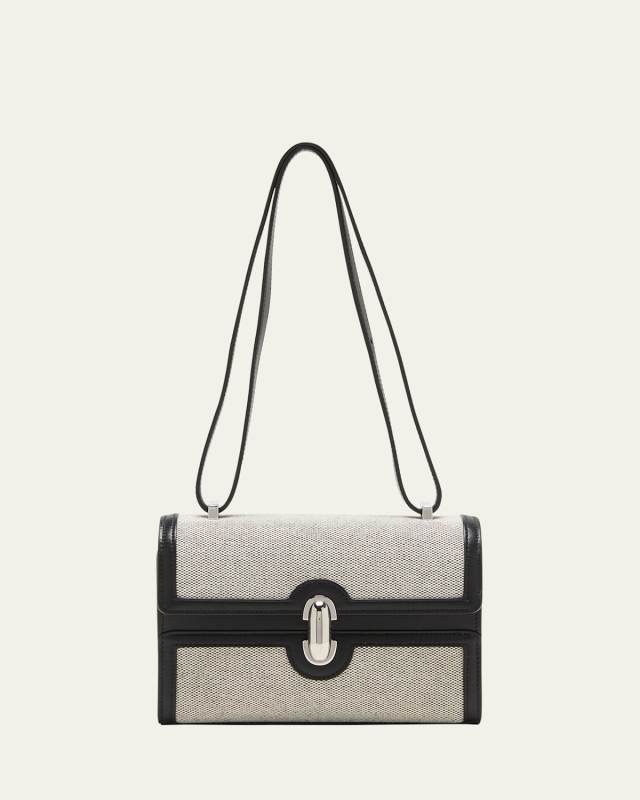 Symmetry 19 Flap Canvas Crossbody Bag