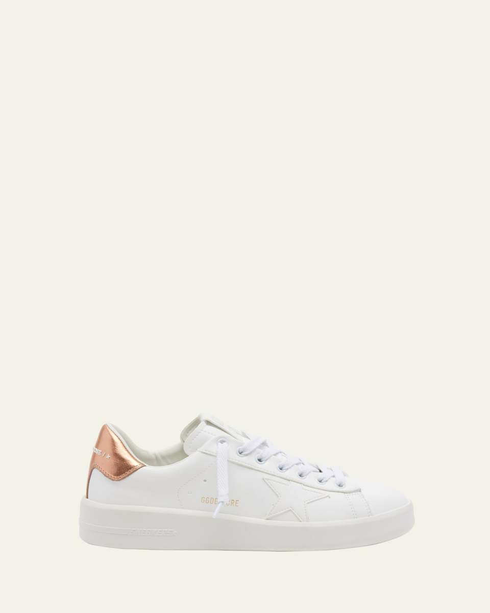 Pure Star Bicolor Leather Low-Top Sneakers