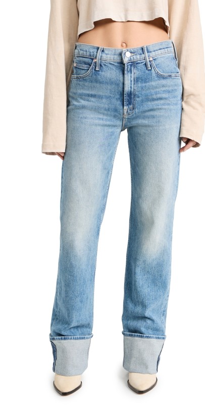 MOTHER The Duster Skimp Cuff Jeans Horsin Around