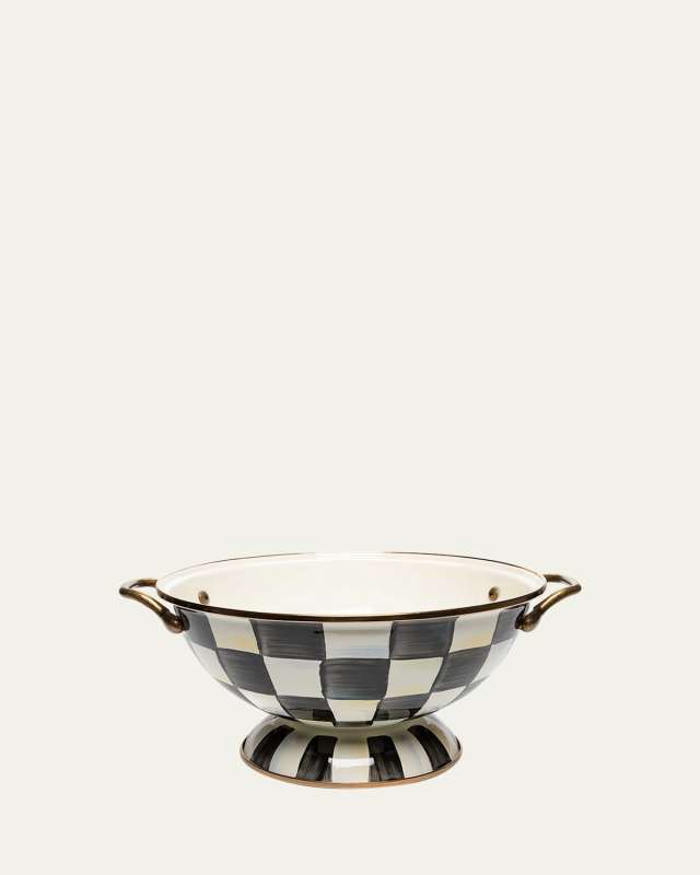 Courtly Check Enamel Almost Everything Bowl