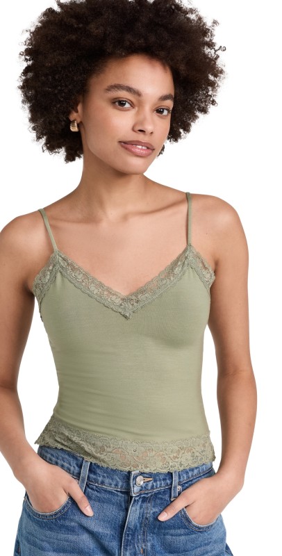 Reformation Dalton Knit Tank Artichoke