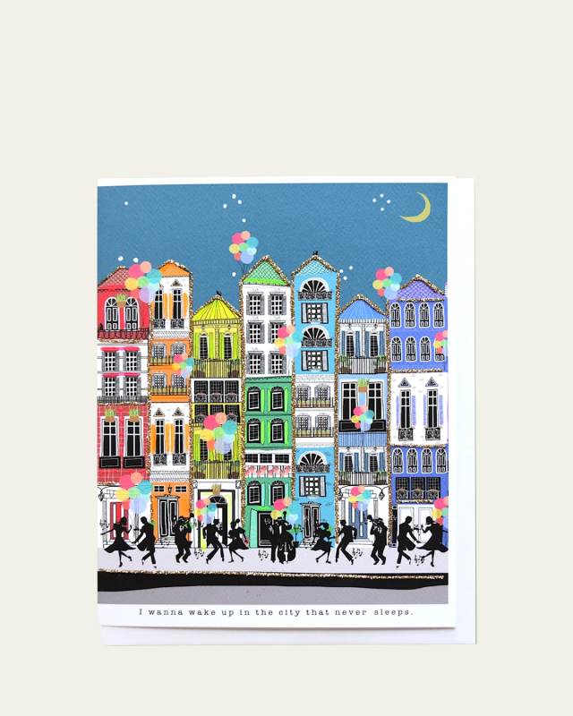 I Wanna Wake Up In The City That Never Sleeps Card