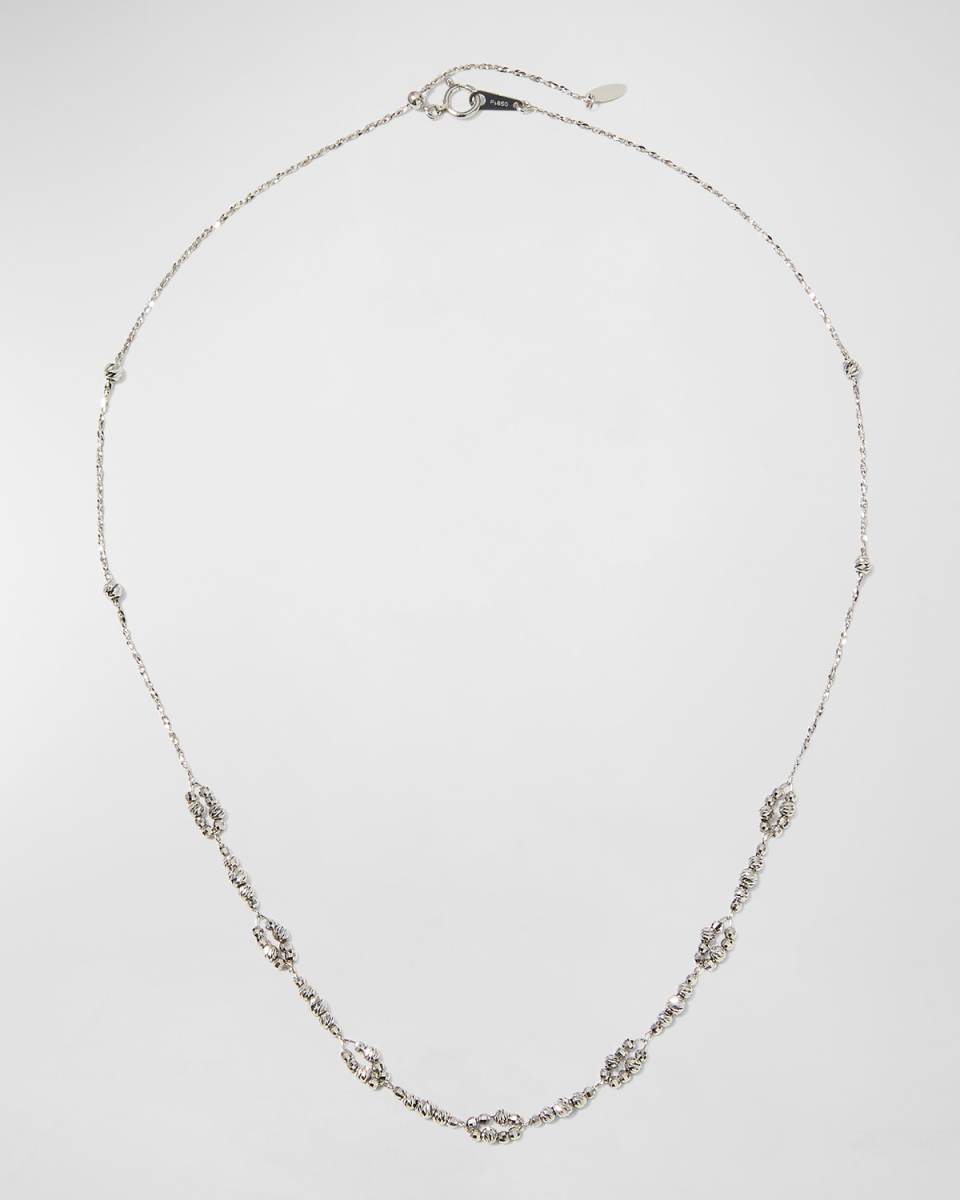 Jill Necklace with Small Infinity Stations