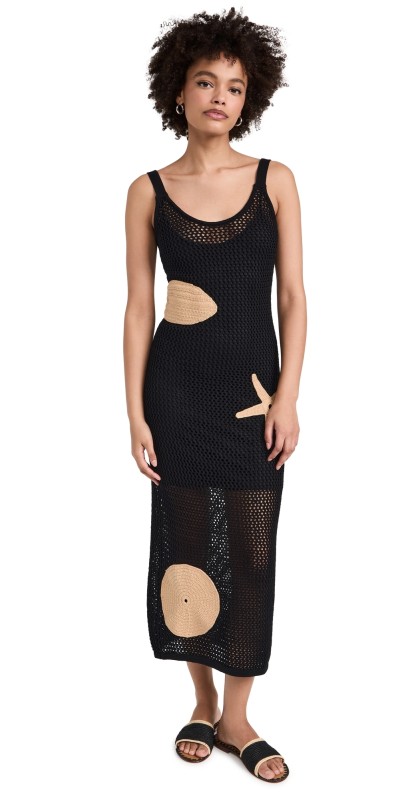 STAUD Jessica Dress Black