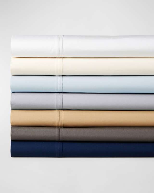 Organic 464 Percale Fitted Sheet, KING