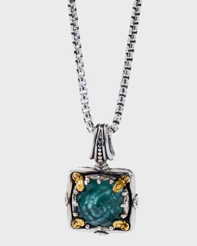 Gen K Two-Tone Doublet Pendant