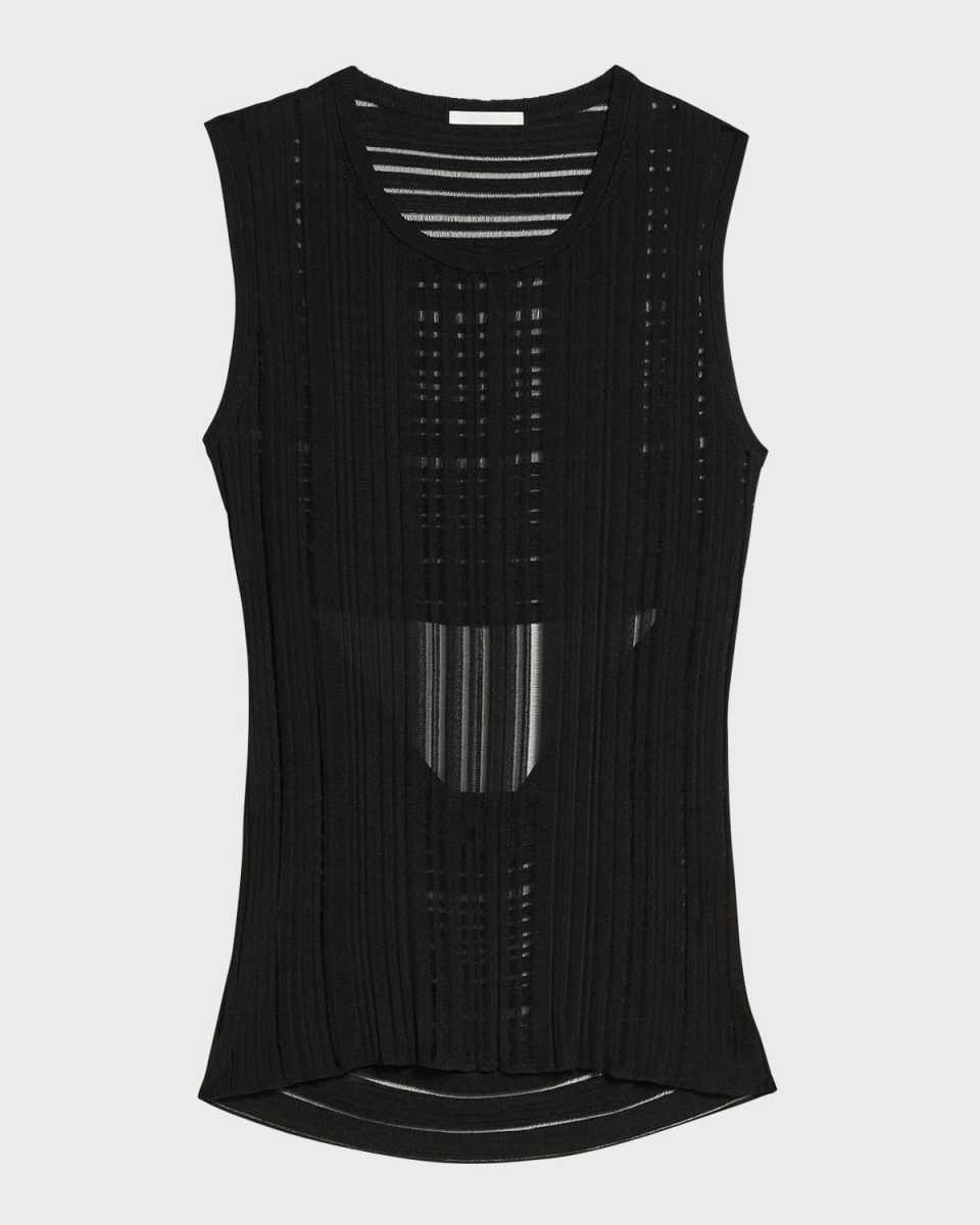Sleeveless Open-Back Top