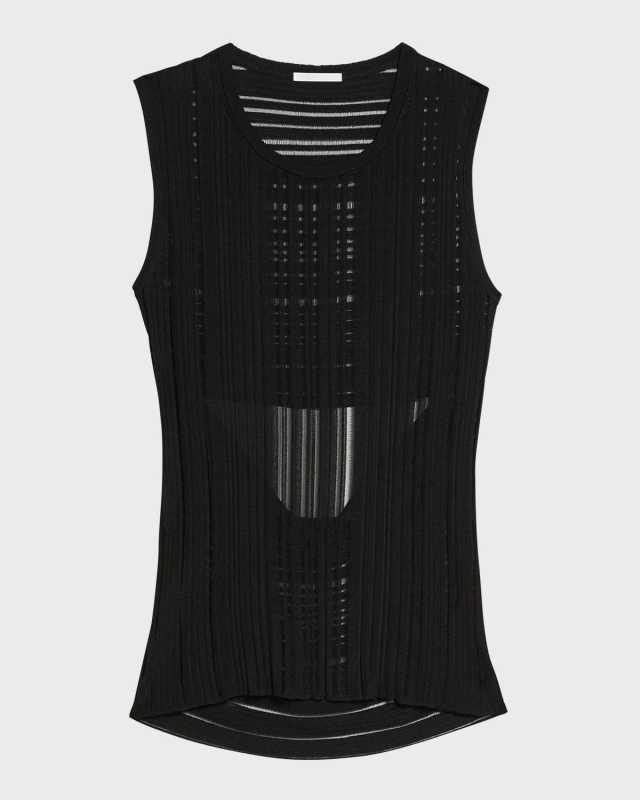 Sleeveless Open-Back Top