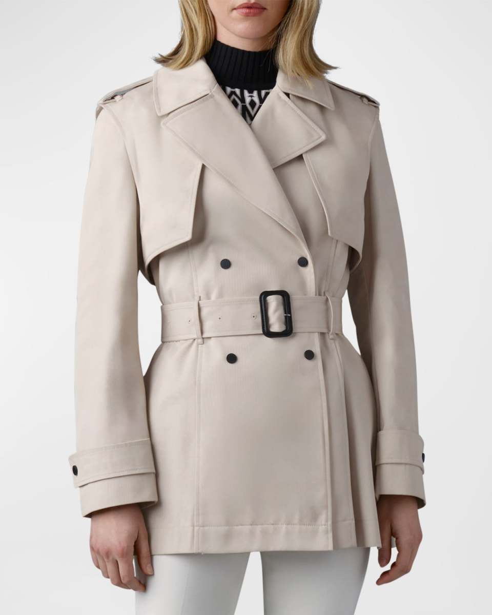 Adva Mid-Length Belted Trench Coat